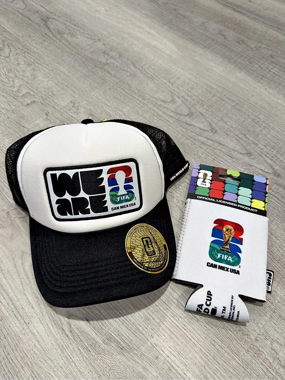 FIFA World Cup 2026 “We Are” ‘26 Can Mex USA Hat & Cooler Sleeve